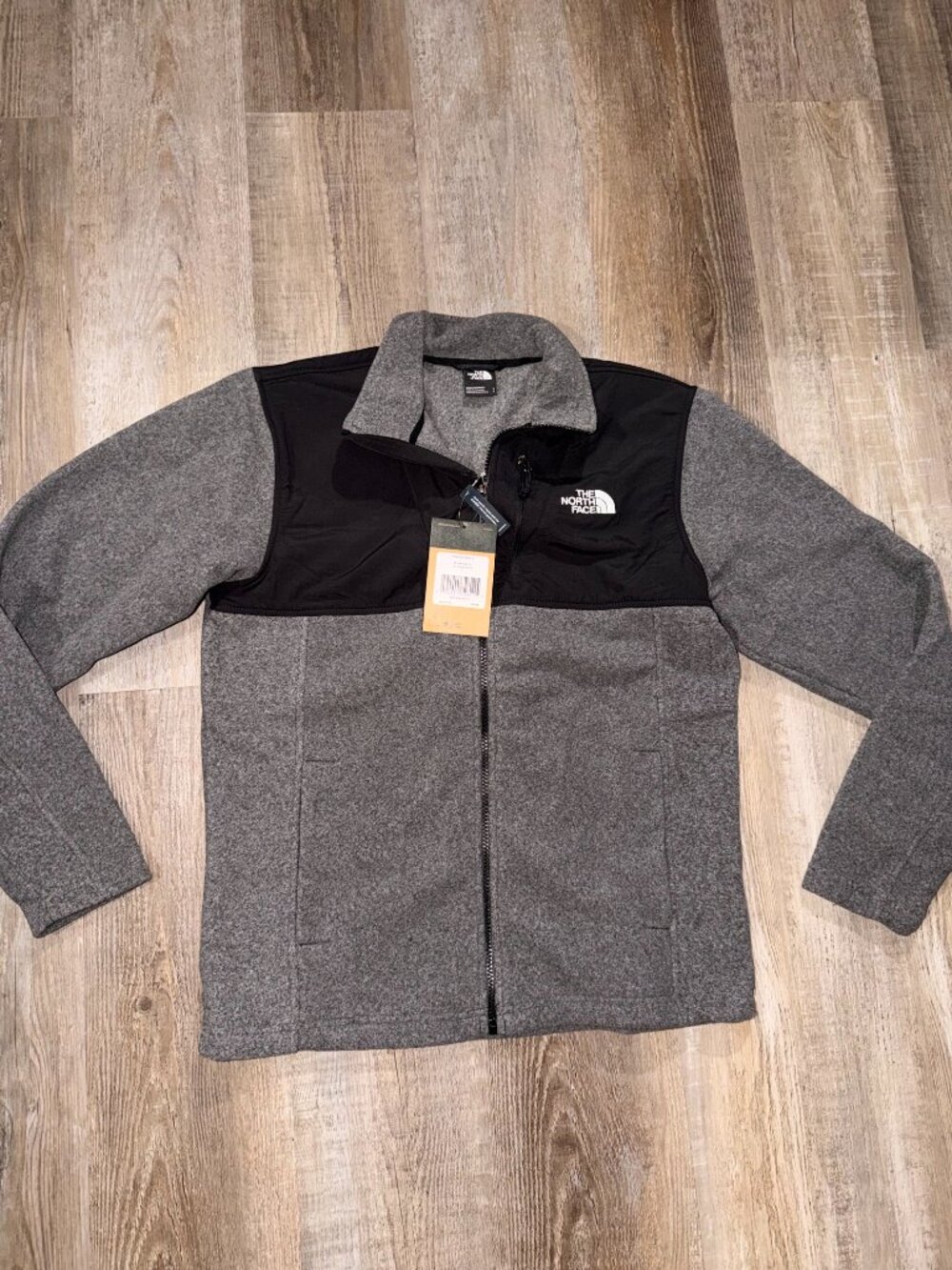The North Face Sun Rise Full Zip Men's Small TNF Black Heather NWT $139